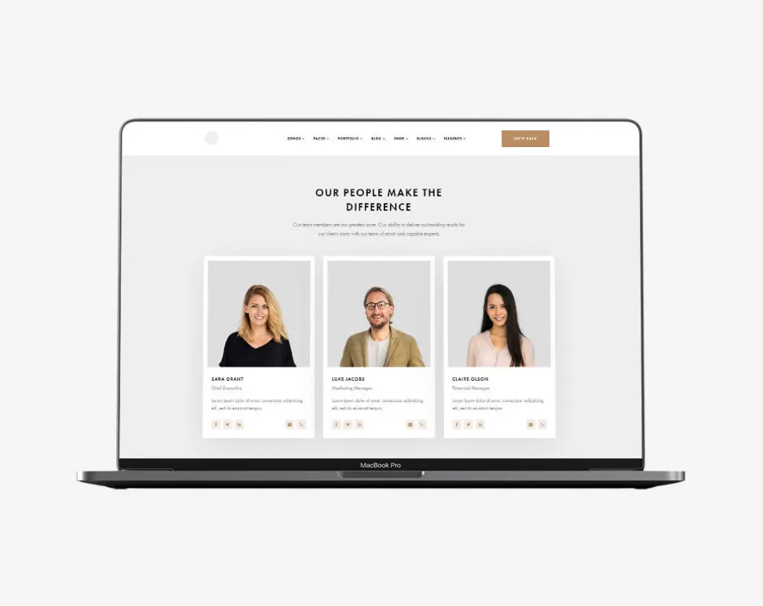 Website sample 1